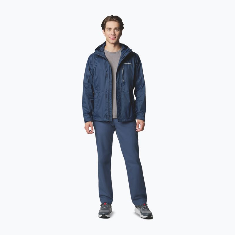 Columbia Pouring Adventure III giacca da pioggia da uomo collegiate navy 2