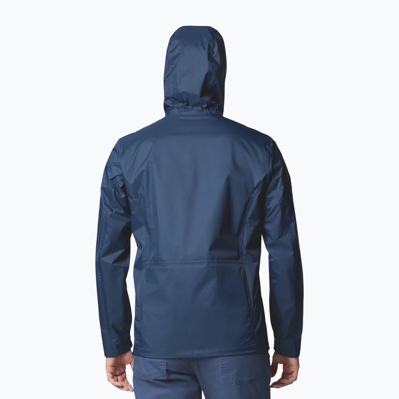 Columbia Pouring Adventure III giacca da pioggia da uomo collegiate navy 3