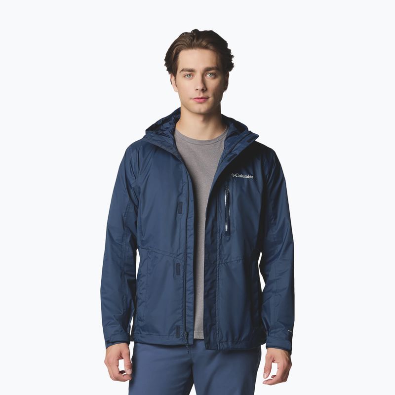 Columbia Pouring Adventure III giacca da pioggia da uomo collegiate navy 4
