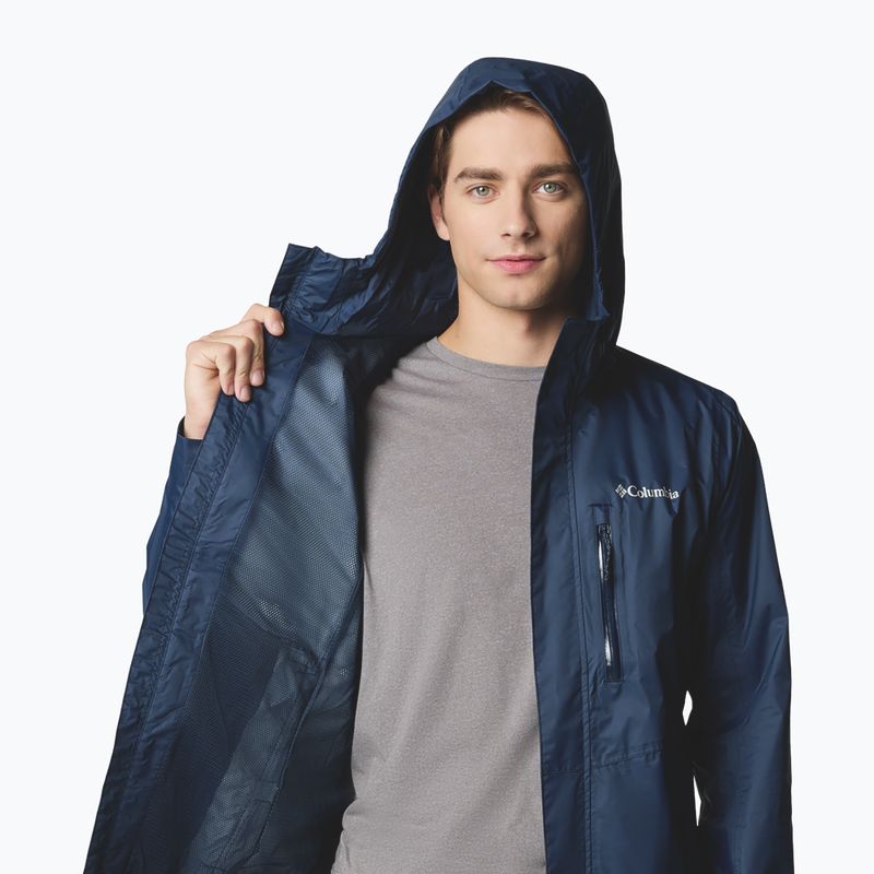 Columbia Pouring Adventure III giacca da pioggia da uomo collegiate navy 7