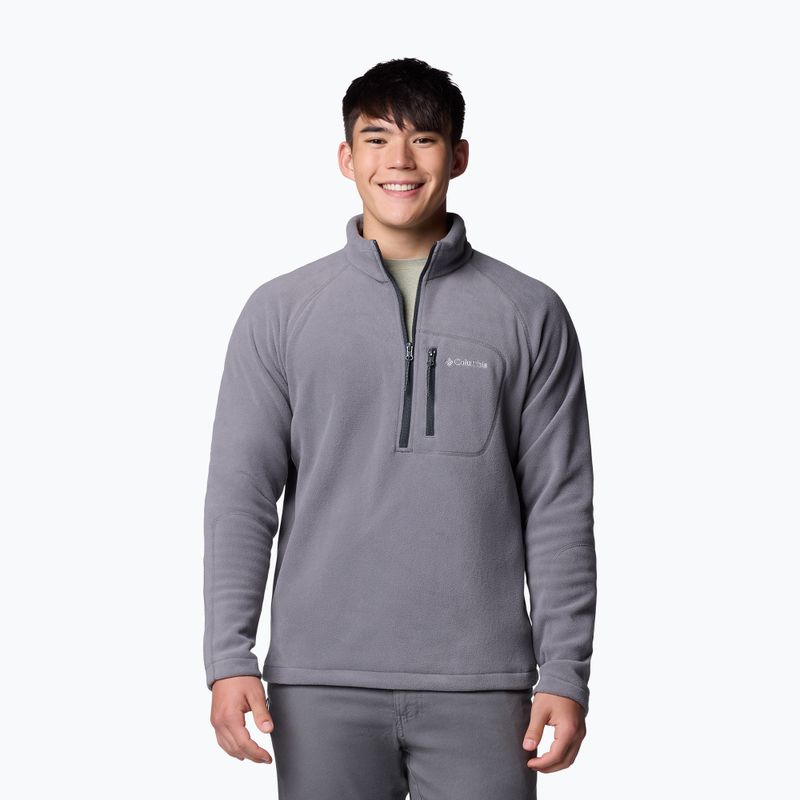 Felpa uomo Columbia Fast Trek III city grey/shark