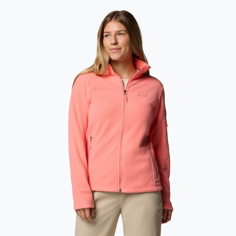 Felpa in pile Columbia Fast Trek II donna alpenglow