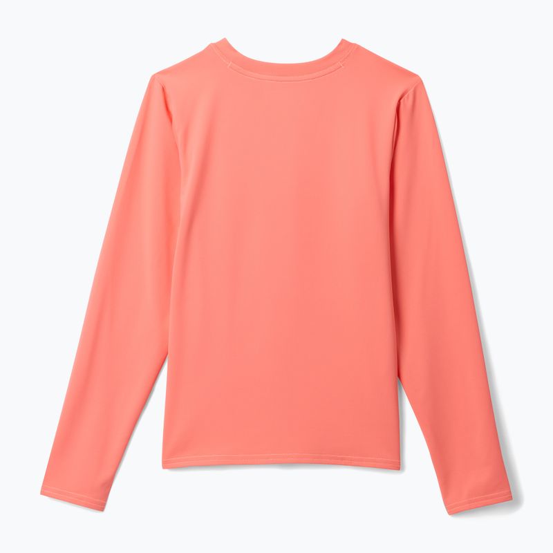 Columbia Chill River hot coral - maniche lunghe da trekking per bambini 2