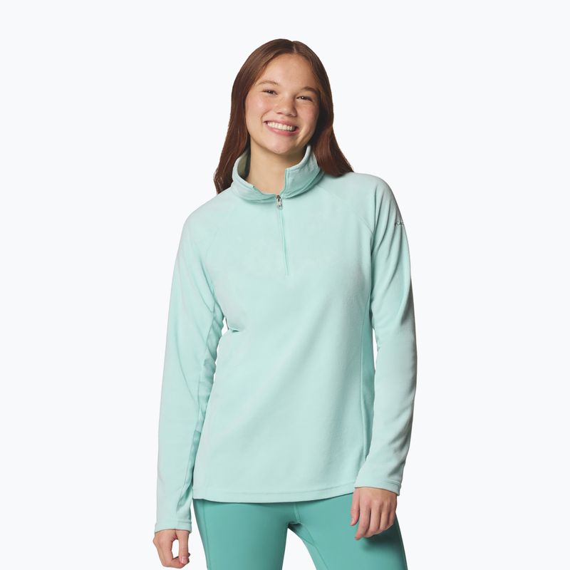 Felpa Columbia Glacial IV 1/2 Zip spray in pile da donna 4