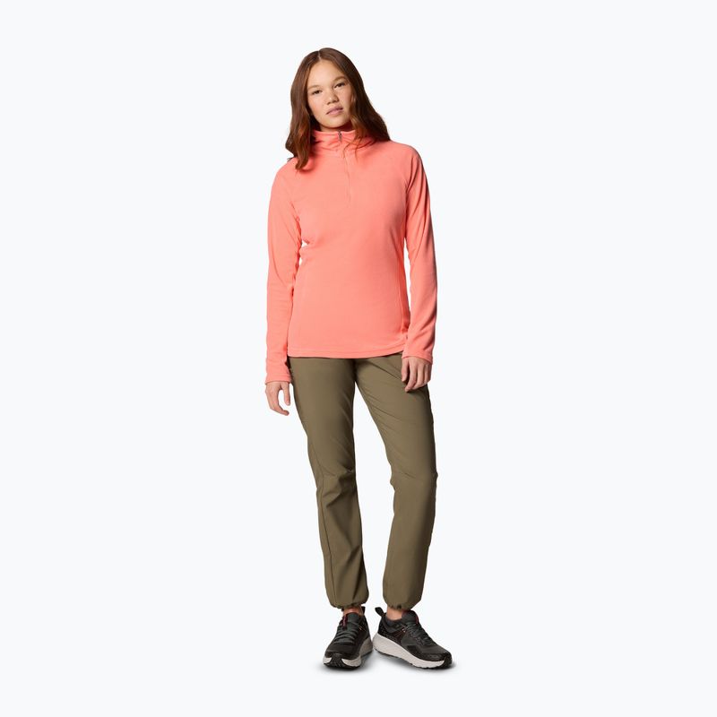 Columbia Glacial IV 1/2 Zip alpenglow felpa in pile da donna 2