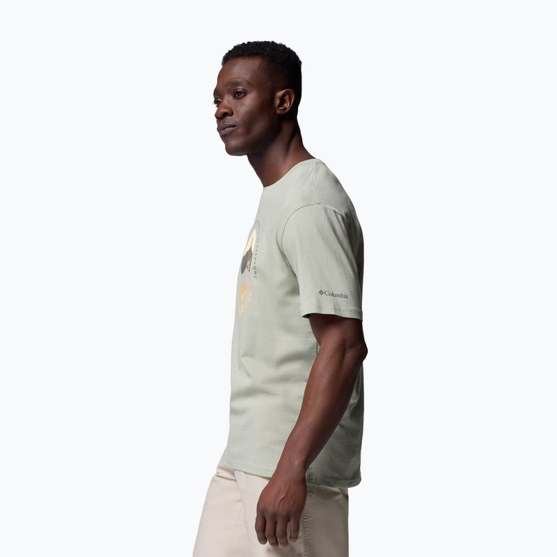 Maglietta Columbia Path Lake Graphic Tee II safari/circolare da uomo 4