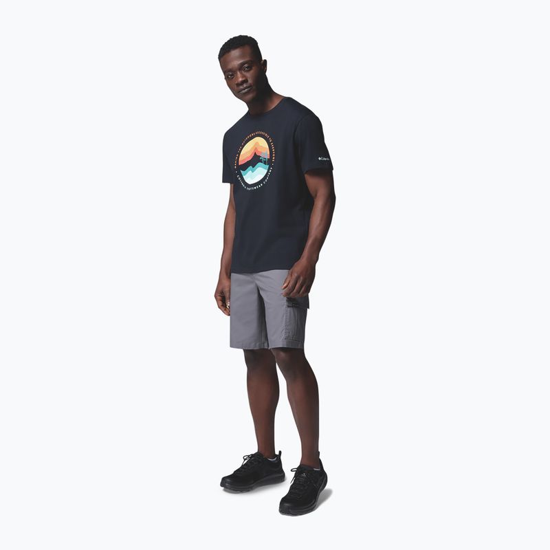Maglietta Columbia Path Lake Graphic Tee II nero/circolare da uomo 2