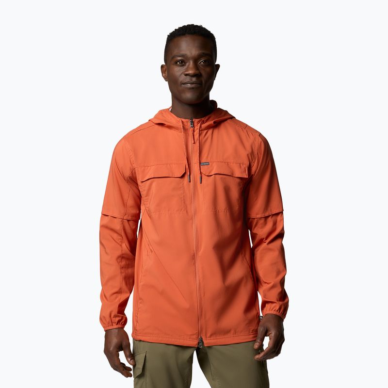 Felpa Columbia Skien Valley Uomo con cappuccio trekking toscano