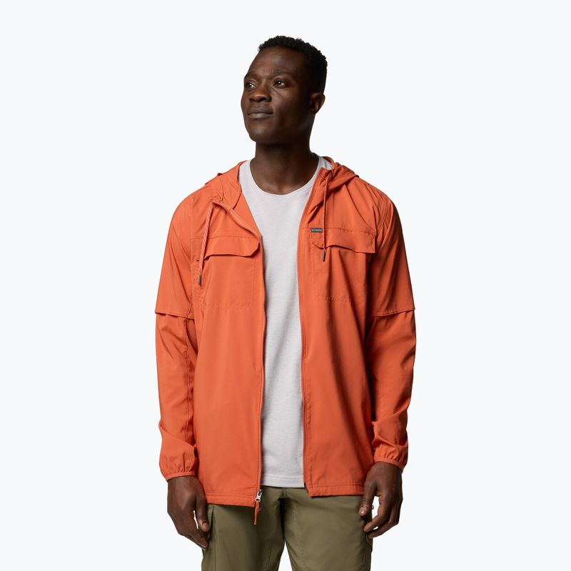 Felpa Columbia Skien Valley Uomo con cappuccio trekking toscano 4