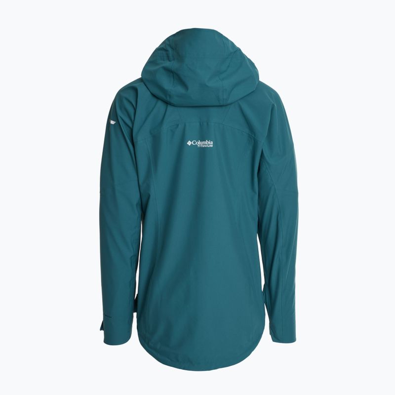 Giacca softshell Columbia Northwest Explorer 3L Shell blu fiume donna 2