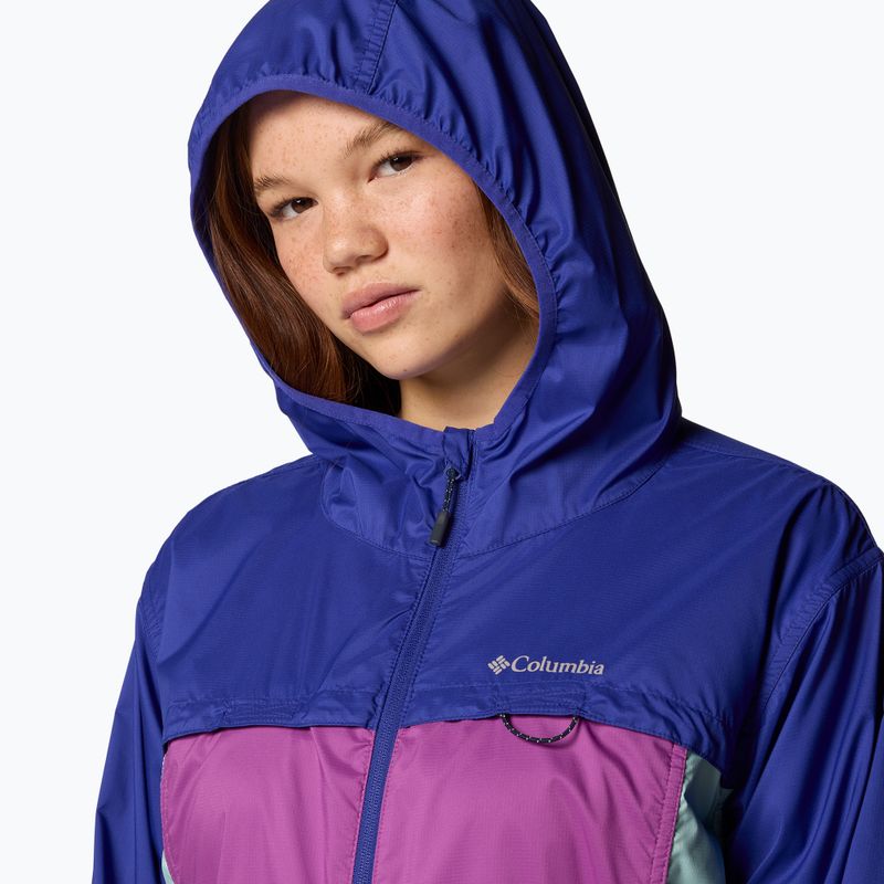 Columbia Crested Canyon Windbreaker giacca da donna razzle/spray/clematis blu 5