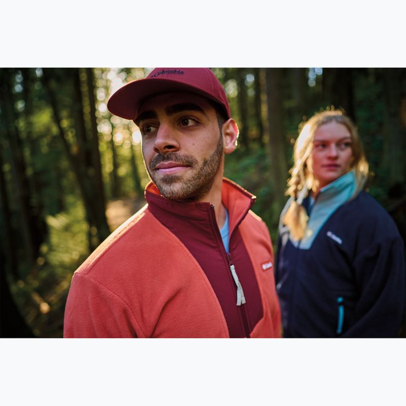 Felpa Columbia Sequoia Grove FZ Fleece Tuscan?Spice da uomo 6