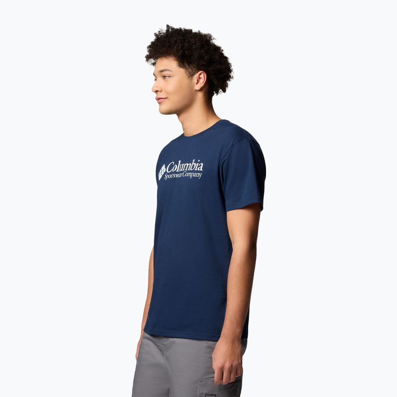 Columbia CSC Basic Logo - Maglietta da uomo collegiale navy 4