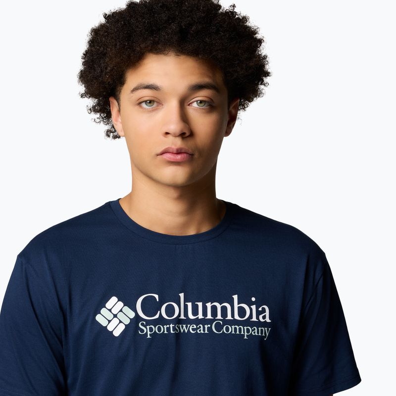 Columbia CSC Basic Logo - Maglietta da uomo collegiale navy 5