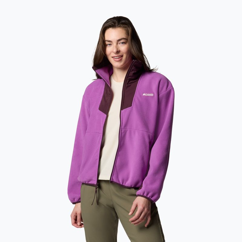 Felpa Columbia Sequoia Grove Full Zip donna razzle/moonvista 4