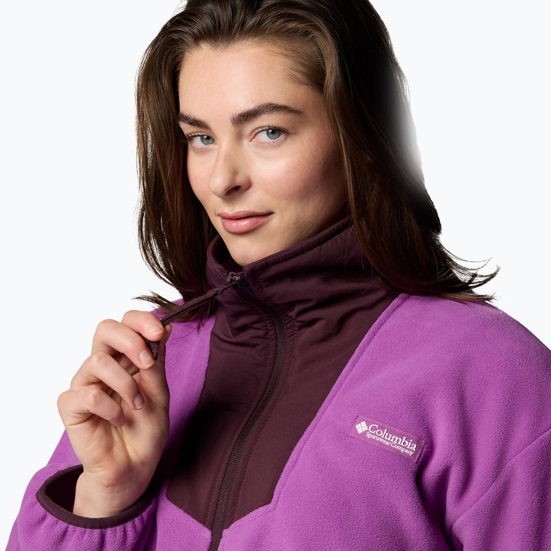 Felpa Columbia Sequoia Grove Full Zip donna razzle/moonvista 5