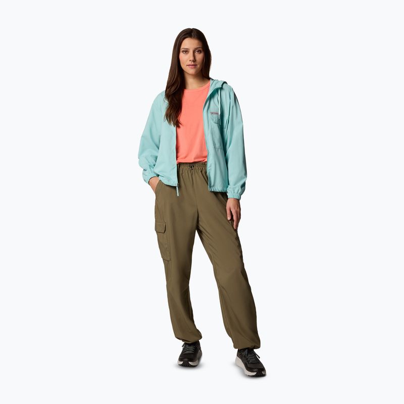 Felpa trekking donna Columbia Skien Valley con cappuccio spray 2