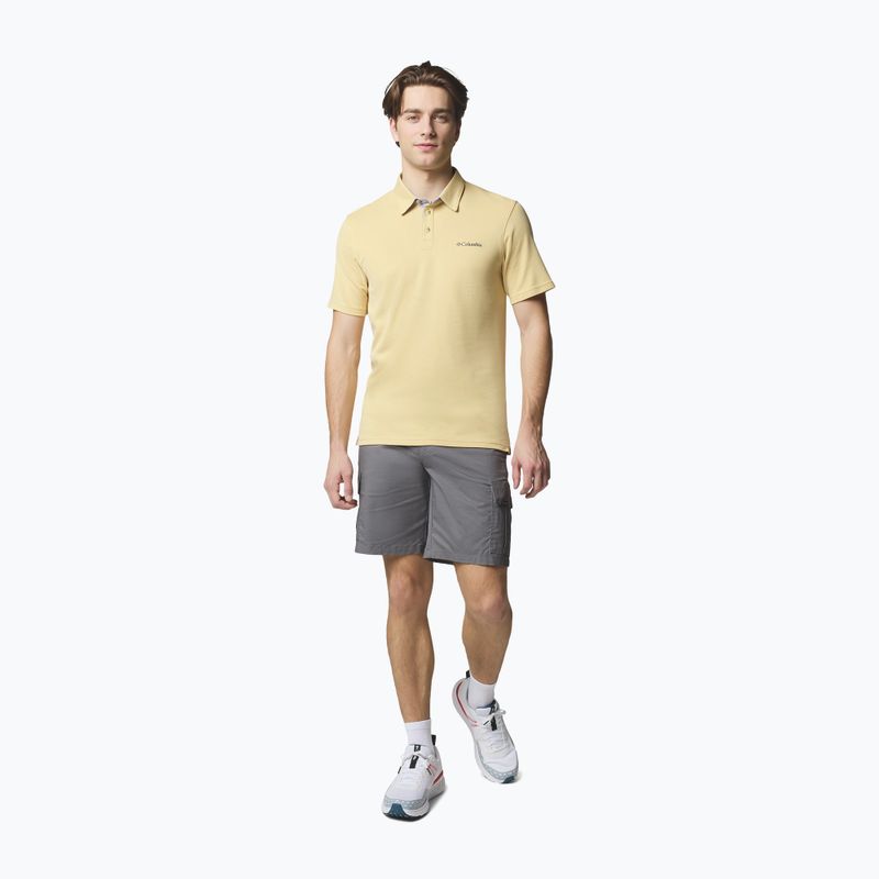 Maglietta da uomo Columbia Nelson Point Polo sand dune 2