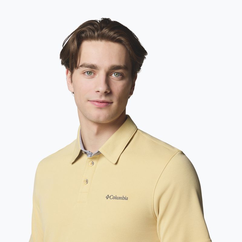 Maglietta da uomo Columbia Nelson Point Polo sand dune 5