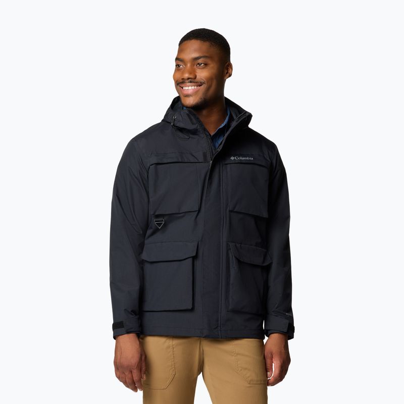 Giacca impermeabile da uomo Columbia Landroamer II nera