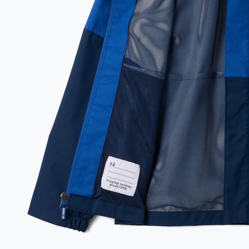 Giacca antipioggia per bambini Columbia Watertight II Jacket mountain blue/collegiate navy 3