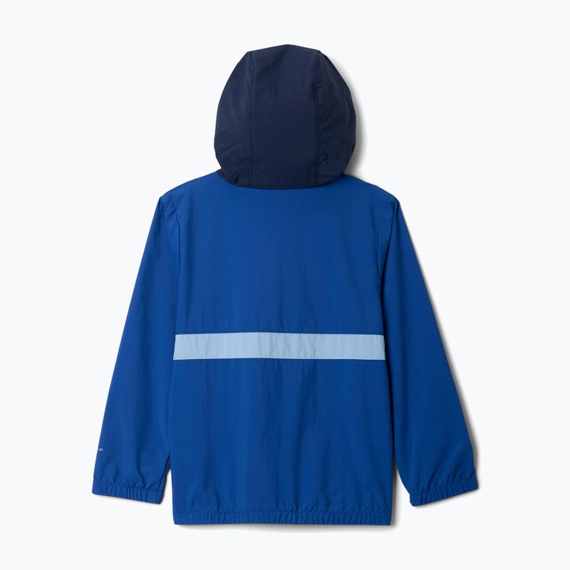 Giacca Columbia Spire Valley Windbreaker da bambino blu montagna/collegiate navy/blu antracite 2