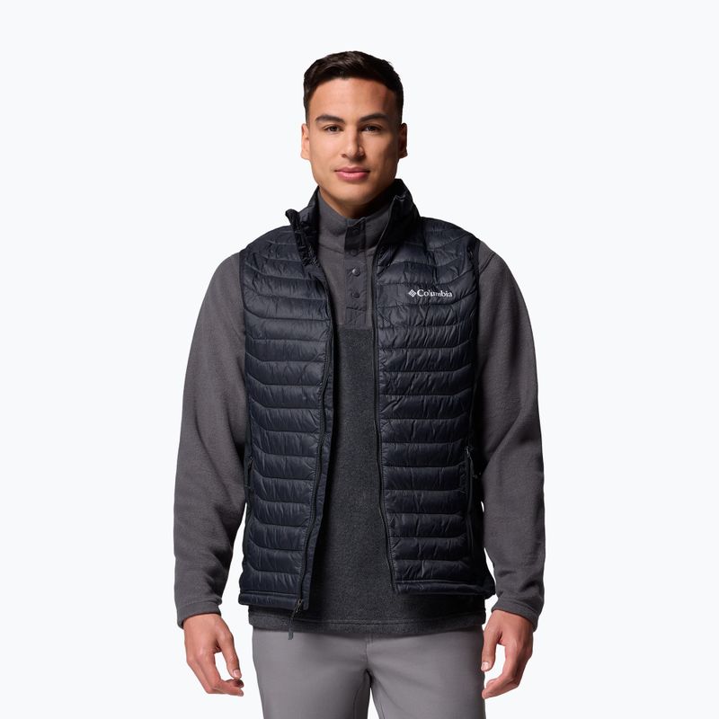 Gilet uomo Columbia Powder Pass Hybrid black 5