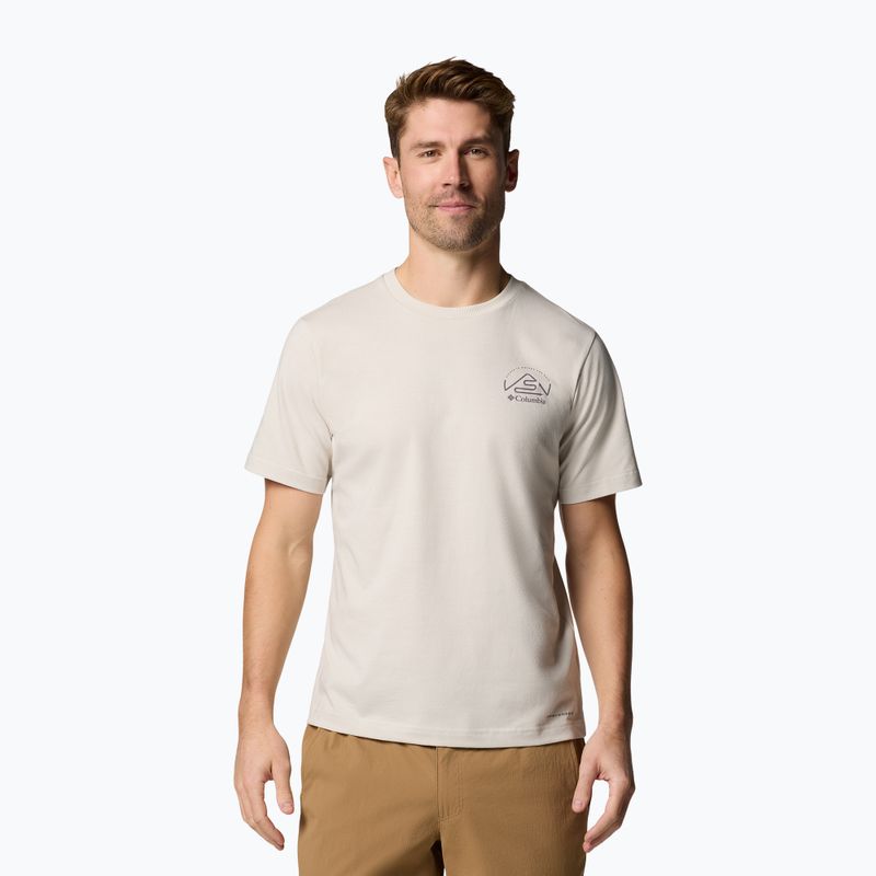 T-shirt Columbia Tunnel Valley Graphic Uomo dark stone/naturally inclined