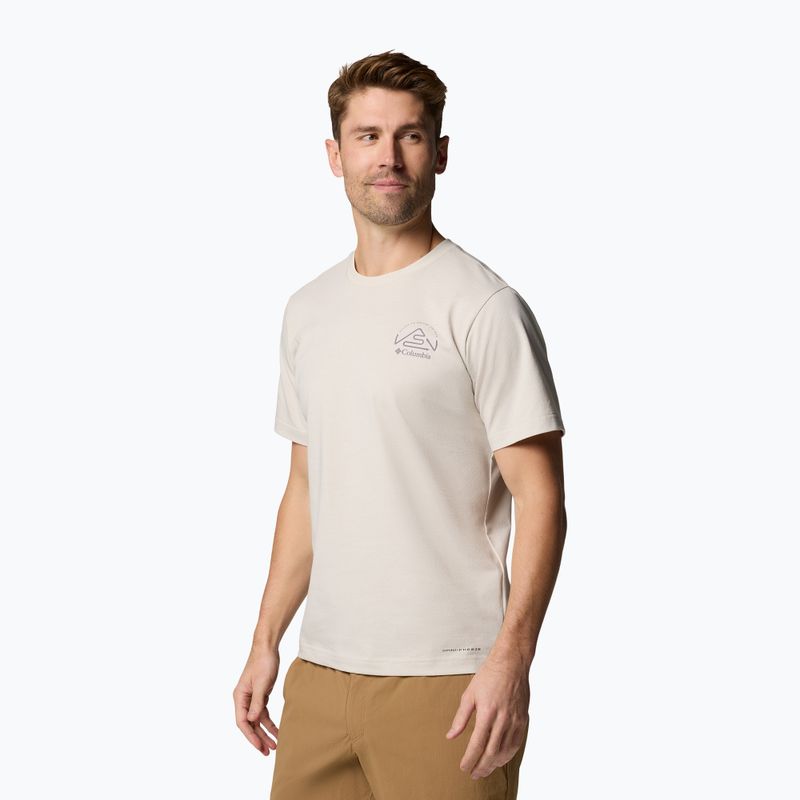 T-shirt Columbia Tunnel Valley Graphic Uomo dark stone/naturally inclined 4