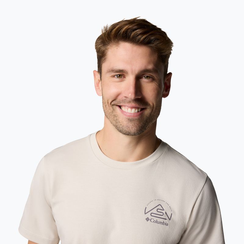 T-shirt Columbia Tunnel Valley Graphic Uomo dark stone/naturally inclined 5