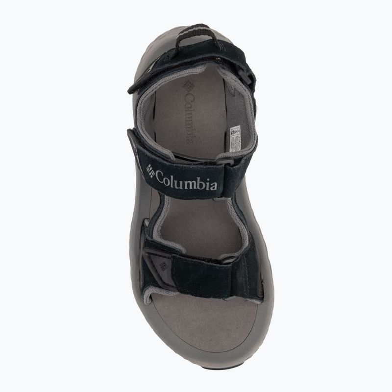 Columbia Uomo Konos Hiker 3-Strap sandali nero/grigio città 5