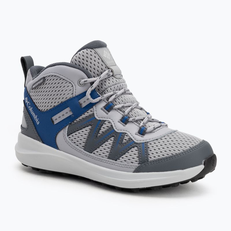 Columbia Youth Peakfreak Rush Mid Waterproof scarpe da trekking per bambini greymountain blue