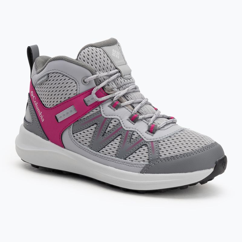 Columbia Youth Peakfreak Rush Mid Waterproof ti grigio acciaio/teal scarpe da trekking per bambini