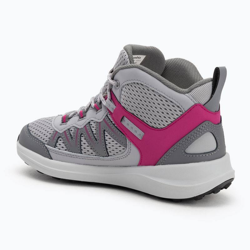 Columbia Youth Peakfreak Rush Mid Waterproof ti grigio acciaio/teal scarpe da trekking per bambini 3