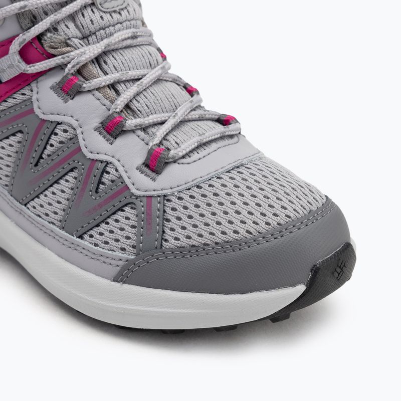 Columbia Youth Peakfreak Rush Mid Waterproof ti grigio acciaio/teal scarpe da trekking per bambini 7