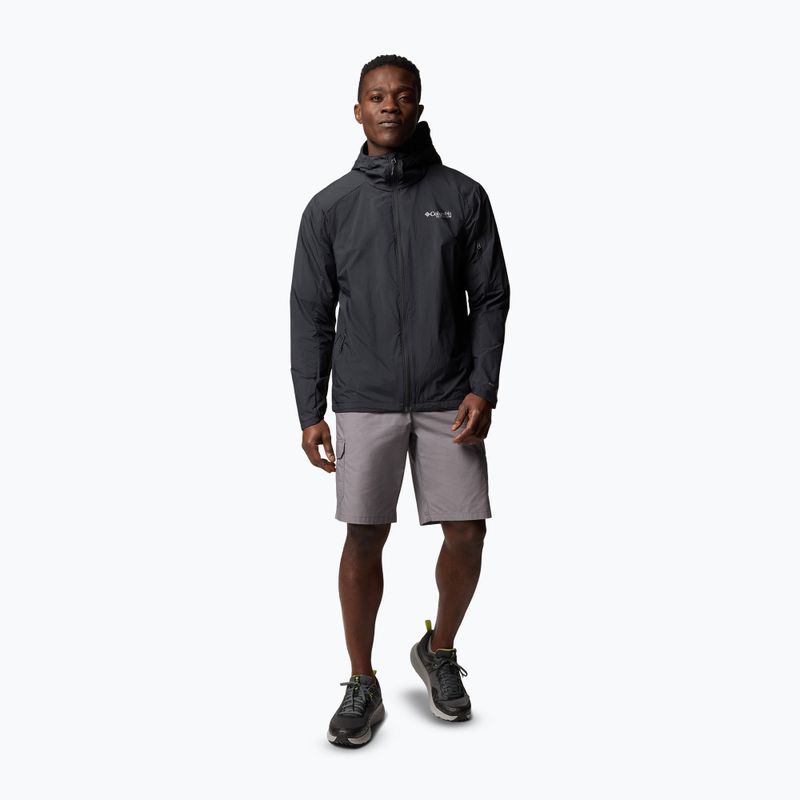 Giacca a vento Columbia Loop Trail II Uomo nero 2