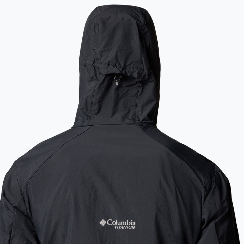 Giacca a vento Columbia Loop Trail II Uomo nero 7