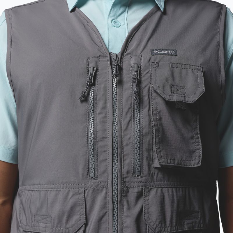 Gilet trekking da uomo Columbia Silver Ridge Utility city grey 9