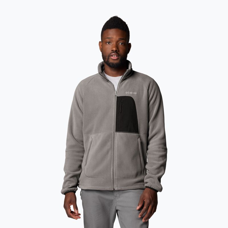 Felpa Columbia Rapid Expedition II Full Zip Fleece city grigio/squalo da uomo