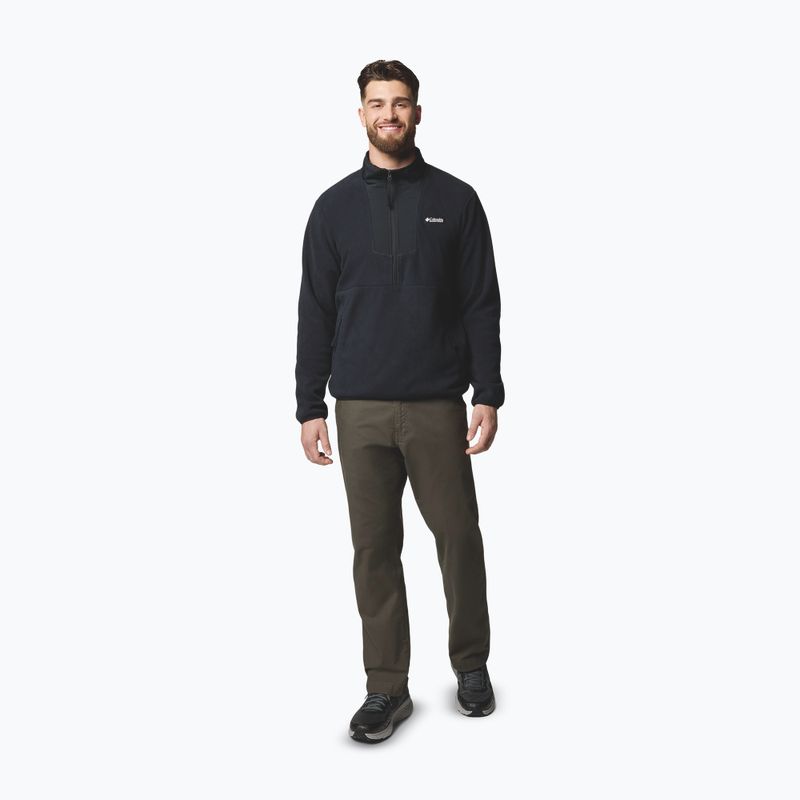 Pile uomo Columbia Sequoia Grove Half Zip Fleece black 2