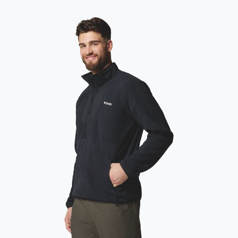 Pile uomo Columbia Sequoia Grove Half Zip Fleece black 4