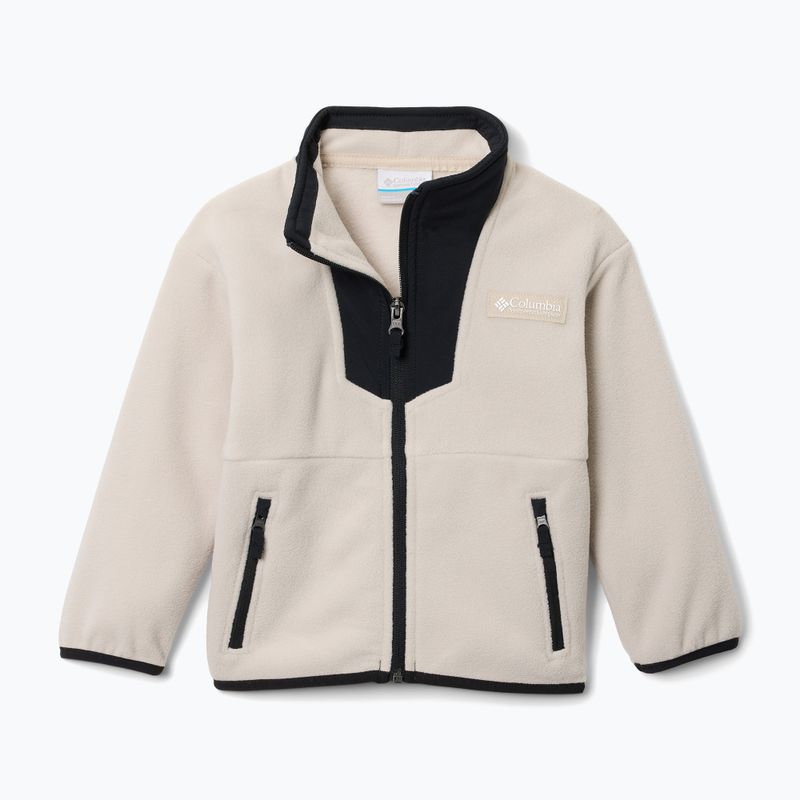 Felpa in pile per bambini Columbia Sequoia Grove Full Zip Fleece dark stone/black