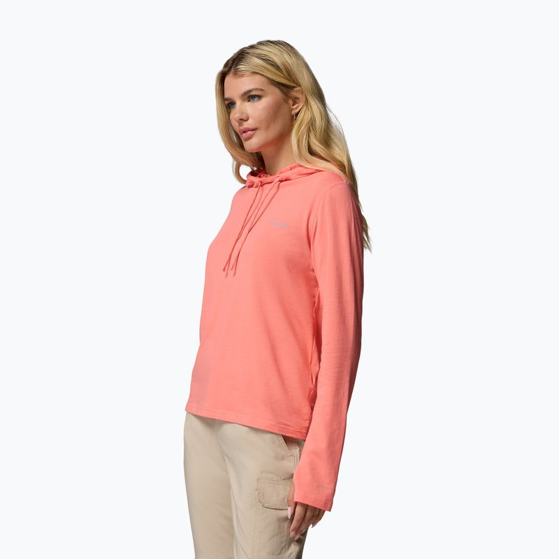Felpa con cappuccio Columbia Sun Trek Donna alpenglow 4