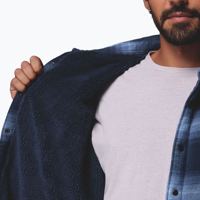 Camicia da uomo Columbia Windward II collegiate navy blurred ombre 7
