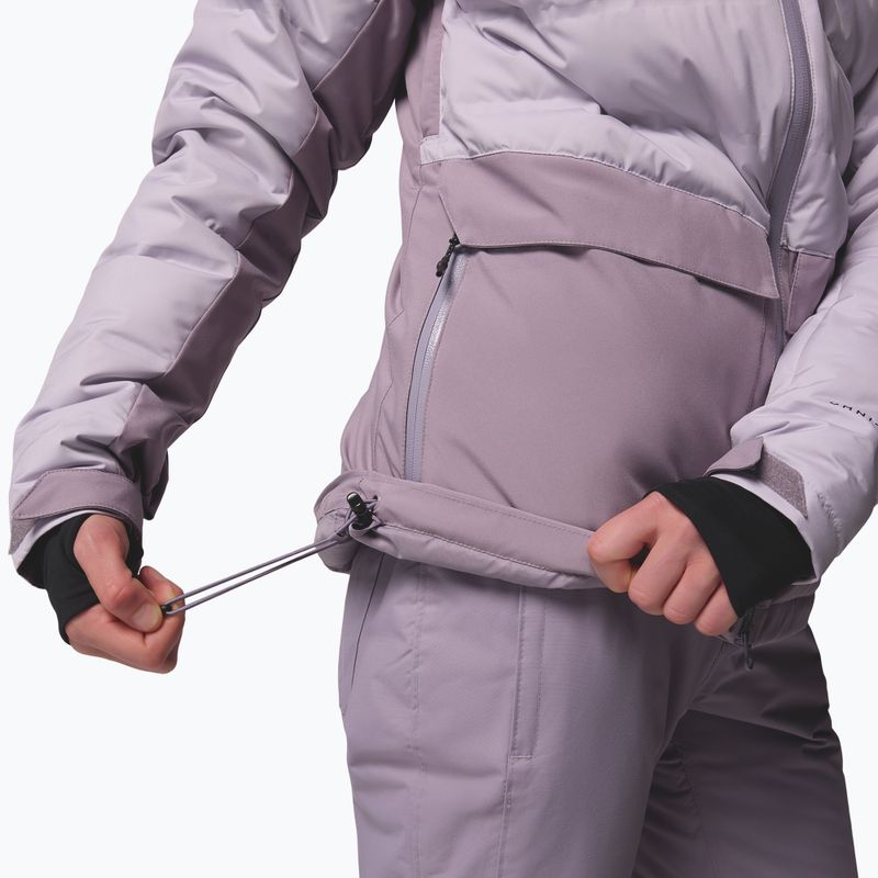 Giacca da sci donna Columbia Glacier Ridge Down shale purple/lavender pearl 10