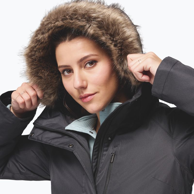 Cappotto imbottito da donna Columbia Suttle Mountain Long Insulated black 7