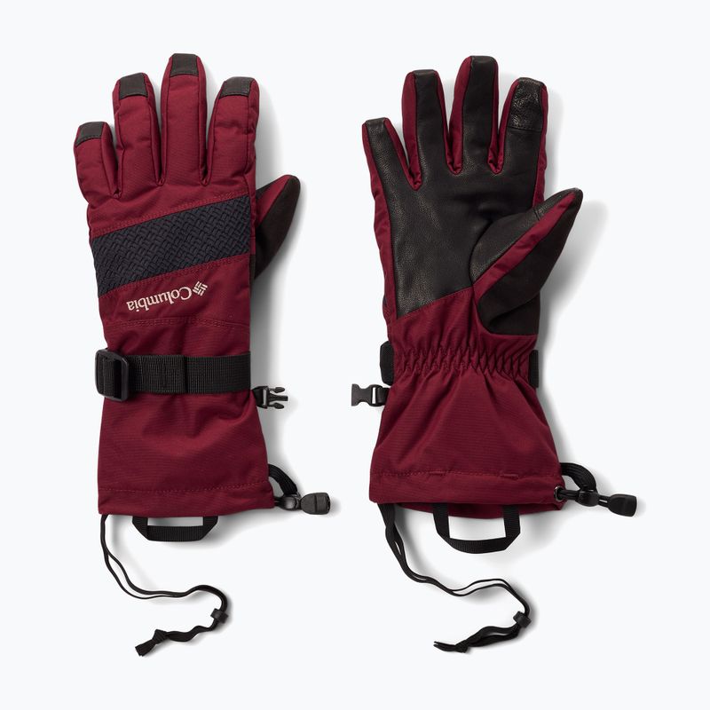 Guanti da trekking donna Columbia Whirlibird III rich wine