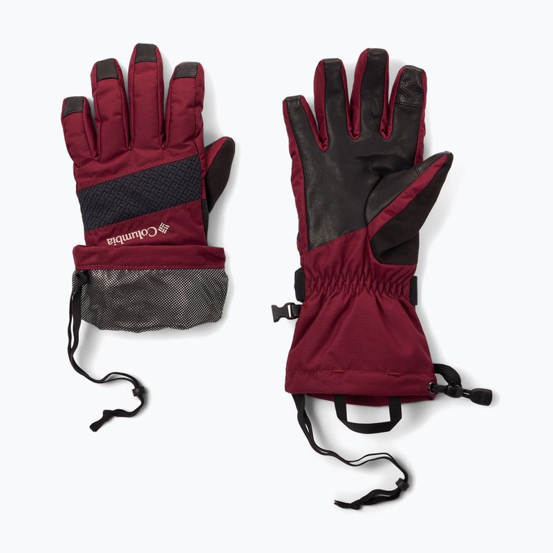 Guanti da trekking donna Columbia Whirlibird III rich wine 2