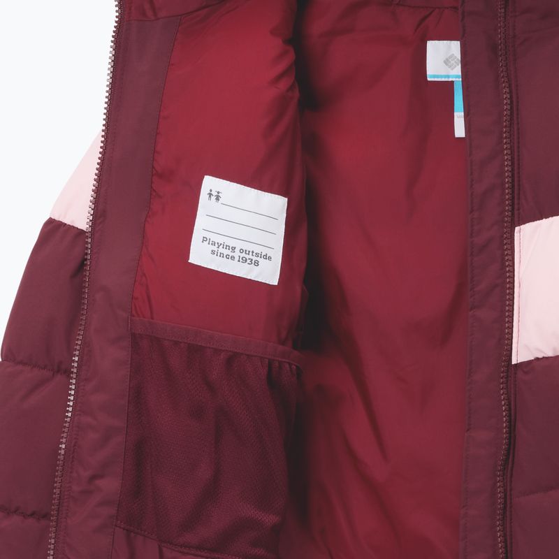 Giacca da sci per bambini Columbia Arctic Blast III rich wine/satin pink 3