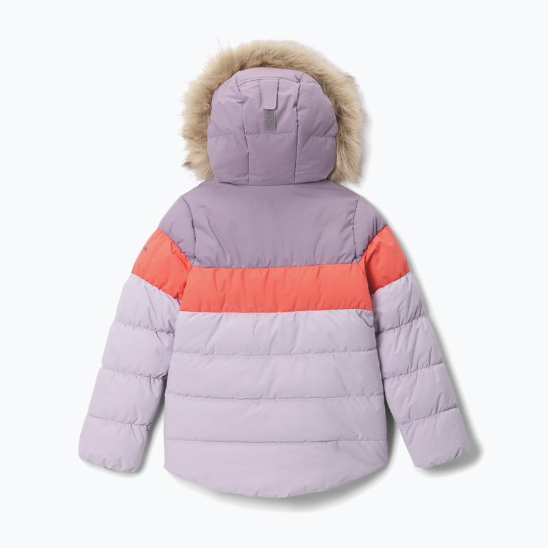 Giacca da sci bambino Columbia Arctic Blast III lavender pearl/zing/shale purple 2